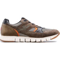 Buty AERONAUTICA MILITARE. Brązowe buty sportowe męskie Aeronautica Militare, ze skóry, bez zapięcia. W wyprzedaży za 410,00 zł.