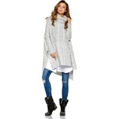 Moherowy golf oversize jasnoszary AMY. Szare golfy damskie marki Lemoniade, z moheru. Za 149,90 zł.