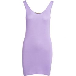 Fioletowa Sukienka Wherever. Fioletowe sukienki damskie Multu, s, bez wzorów, bez kołnierzyka, bez rękawów, mini. Za 29,99 zł.