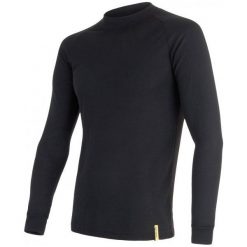 Koszulki sportowe męskie: Sensor Koszulka Termoaktywna Z Długim Rękawem Active M Black Xl