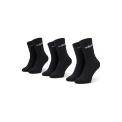 ADIDAS CZ7292 43-46. Czarne skarpetki męskie Adidas, bez wzorów, z bawełny. Za 29,99 zł.