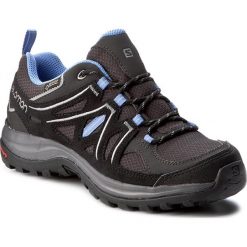 Trekkingi SALOMON - Ellipse 2 Gtx W GORE-TEX 381629 20 M0 Asphalt/Black/Petunia Blue. Szare buty trekkingowe damskie marki Salomon. W wyprzedaży za 369,00 zł.
