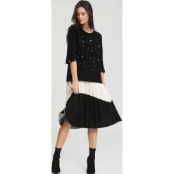 Czarny Sweter Adventurous. Czarne swetry klasyczne damskie other, l. Za 89,99 zł.