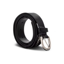 ACCCESSORIES 1W2-002-AW18. Czarne paski damskie ACCCESSORIES, w paski, ze skóry ekologicznej. Za 29,99 zł.