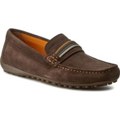 Mokasyny GEOX - U Snake Moc F U7207F 00022 C6005 Czekoladowy. Pomarańczowe mokasyny męskie Geox, na co dzień, bez wzorów, ze skóry, eleganckie, bez zapięcia. W wyprzedaży za 249,00 zł.