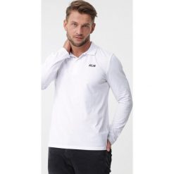 Biała Koszulka Stevie. Białe koszulki męskie Born2be, xl, z aplikacjami, z dzianiny, z długim rękawem. Za 59,99 zł.