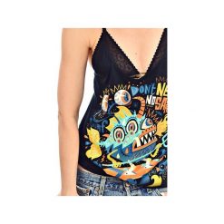 Gone Surfing Strap Vest Black. Czarne t-shirty damskie Don't need no samurai, s, bez wzorów, z materiału, bez kołnierzyka. Za 139,00 zł.