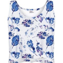 Colour Pleasure Koszulka damska CP-035 154 biało-niebieska r. XS/S. Niebieskie t-shirty damskie marki Colour pleasure, s. Za 64,14 zł.
