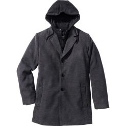 Płaszcze przejściowe męskie: Płaszcz „Slim fit” bonprix antracytowy melanż