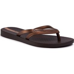 Japonki IPANEMA - Bossa Fem 82067 Brown/Bronze 20093. Pomarańczowe klapki damskie Ipanema, bez wzorów, z tworzywa sztucznego, bez obcasa. Za 59,99 zł.