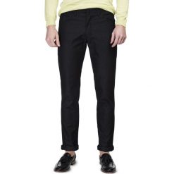 Spodnie CARLO SLIM SMCS030032. Czarne spodnie męskie Giacomo Conti, m, bez wzorów, z bawełny. Za 199,00 zł.