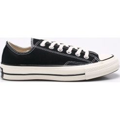 Converse - Tenisówki. Czarne trampki i tenisówki damskie Converse, bez wzorów, z gumy, na sznurówki. W wyprzedaży za 299,90 zł.