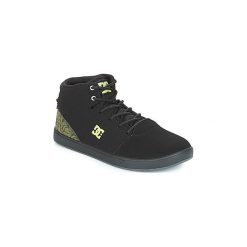 Buty Dziecko DC Shoes CRISIS HIGH SE B SHOE BK9. Czarne trampki dziewczęce marki DC Shoes, bez wzorów, bez zapięcia. Za 215,20 zł.