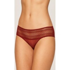 Dkny - Figi. Różowe majtki damskie DKNY, s, z elastanu. W wyprzedaży za 69,90 zł.