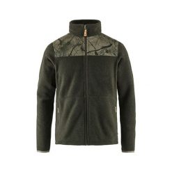 Fjällräven Lappand Fleece M, Zielono-zielony kamuflaż Laurel | 625-626 | L. Zielone bluzy damskie Fjällräven, m, bez wzorów, bez rękawów, bez kaptura. Za 919,73 zł.