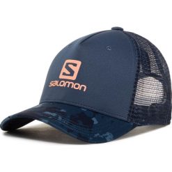 Czapka z daszkiem SALOMON - Mantra Logo Cap W LC1316100 Dark Denim. Niebieskie czapki damskie Salomon, bez wzorów, z poliesteru. W wyprzedaży za 119,00 zł.