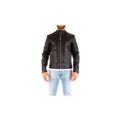 Kurtki skórzane Calvin Klein Jeans J30J309723. Czarne kurtki męskie marki Calvin Klein Jeans, xl, bez wzorów, z jeansu, bez kaptura. Za 588,17 zł.