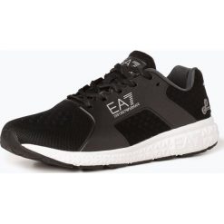 EA7 Emporio Armani - Tenisówki męskie – Spirit C2 Light U, czarny. Czarne trampki męskie EA7 Emporio Armani, bez wzorów, z dzianiny, sportowe, bez zapięcia. Za 399,95 zł.