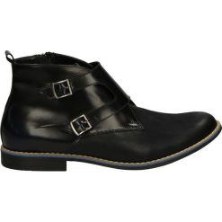 Botki męskie - 655-19 BLU. Niebieskie bez kategorii Venezia, z gumy. Za 179,00 zł.
