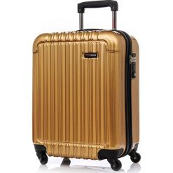 WALIZKA KABINOWA Q-BOX 52 CM (S) MIEDŹ SWISSBAGS+. Brązowe walizki marki SWISSBAGS. Za 458,07 zł.