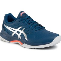 Buty ASICS - Gel-Game 7 1041A042 Mako Blue/Pure Silver 402. Niebieskie buty sportowe męskie Asics, z tworzywa sztucznego, bez zapięcia, tenisowe. Za 339,00 zł.