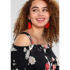 Bluzki damskie: Dorothy Perkins Curve HERON PRINT BARDOT Bluzka black