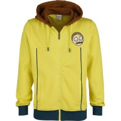 Rick And Morty Morty - Cosplay Bluza z kapturem rozpinana wielokolorowy. Żółte bluzy męskie marki Rick And Morty, l, z aplikacjami, z materiału, z kapturem. Za 184,90 zł.