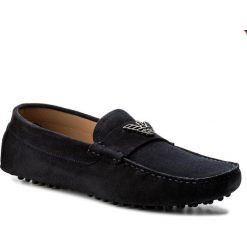Mokasyny męskie: Mokasyny EMPORIO ARMANI – X4B119 XF053 00006 Night