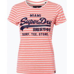 T-shirty damskie: Superdry – T-shirt damski, czerwony