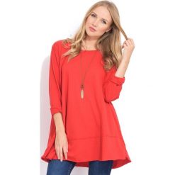 FILLE DU COUTURIER bluzka damska Ginger 38 czerwony. Czerwone bluzki damskie z bawełny. W wyprzedaży za 201,00 zł.