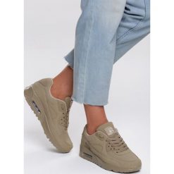 Beżowe Buty Sportowe Targetes. Brązowe buty sportowe damskie Renee, bez wzorów, sportowe. Za 99,99 zł.