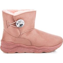 Buty zimowe damskie: Śniegowce zapinane na guzik ANGELINE