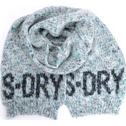 Superdry Szalik. Szare rękawiczki damskie Inni Producenci, bez wzorów, z dzianiny. Za 99,00 zł.