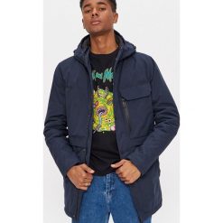 Parka z kapturem - Granatowy. Niebieskie parki męskie House, s. Za 229,99 zł.