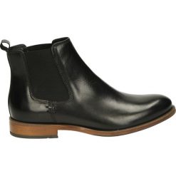Botki - 371002FY P NE. Czarne botki damskie skórzane marki Venezia, na obcasie. Za 329,00 zł.