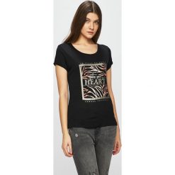 Haily's - Top. Czarne topy damskie marki Haily's, s, z nadrukiem, z wiskozy, z okrągłym kołnierzem. Za 59,90 zł.