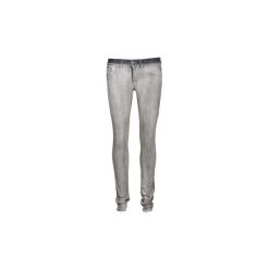 Jeansy slim fit Diesel LIVIER. Szare jeansy damskie Diesel, bez wzorów, z jeansu. Za 559,20 zł.