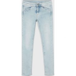 Pepe Jeans - Jeansy dziecięce Cutsie 128-180 cm. Niebieskie jeansy dziewczęce Pepe Jeans, l, bez wzorów, z elastanu. Za 239,90 zł.