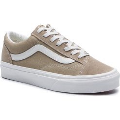Tenisówki VANS - Style 36 VN0A3DZ3VTG1 Khaki/Blanc De Blanc. Zielone półbuty damskie Vans, bez wzorów, ze skóry, bez zapięcia. W wyprzedaży za 229,00 zł.