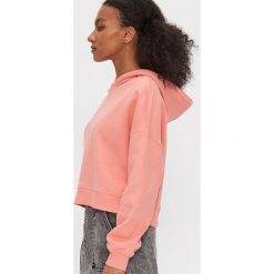 Krótka bluza z kapturem - Pomarańczowy. Pomarańczowe bluzy damskie House, s, bez wzorów, z krótkim rękawem, krótkie, z kapturem. W wyprzedaży za 34,99 zł.