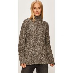 Calvin Klein - Sweter. Czarne swetry damskie Calvin Klein, s, bez wzorów, z wełny, bez rękawów. W wyprzedaży za 549,90 zł.