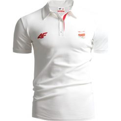 Koszulki polo: Koszulka polo męska Polska Pyeongchang 2018 TSM211 – BIAŁY