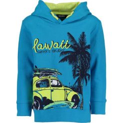 Blue Seven - Bluza dziecięca 92-128 cm. Niebieskie bluzy chłopięce Blue Seven, z nadrukiem, z bawełny, bez rękawów, z kapturem. Za 89,90 zł.