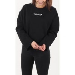 Vans Bluza Czarny. Czarne bluzy damskie Vans, xs, z nadrukiem, z bawełny, bez rękawów, bez kaptura. Za 240,95 zł.