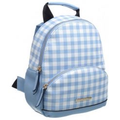 Bessie London Plecak Damski Niebieski. Niebieskie plecaki damskie Bessie London, w kratkę. Za 199,00 zł.