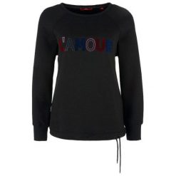 S.Oliver Bluza Damska, 38, Czarna. Czarne bluzy damskie S.Oliver, s, bez wzorów, bez rękawów, bez kaptura. Za 199,00 zł.