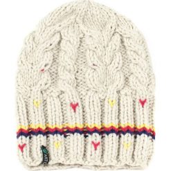 Czapka damska Stripes beżowa. Szare czapki zimowe damskie marki Art of Polo, z wełny. Za 37,60 zł.