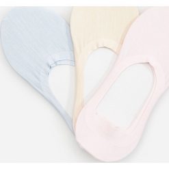 Skarpety baleriny 3 pack - Niebieski. Niebieskie skarpetki damskie Reserved, bez wzorów. Za 29,99 zł.