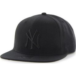 47brand - Czapka NY Yankees Captain. Czarne czapki z daszkiem męskie marki 47brand, z materiału. Za 129,90 zł.