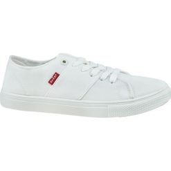 Levi's Pillsbury 231552-733-51 trampki męskie białe 45. Białe trampki męskie Levi's®, bez wzorów, z tkaniny, bez zapięcia. W wyprzedaży za 159,99 zł.
